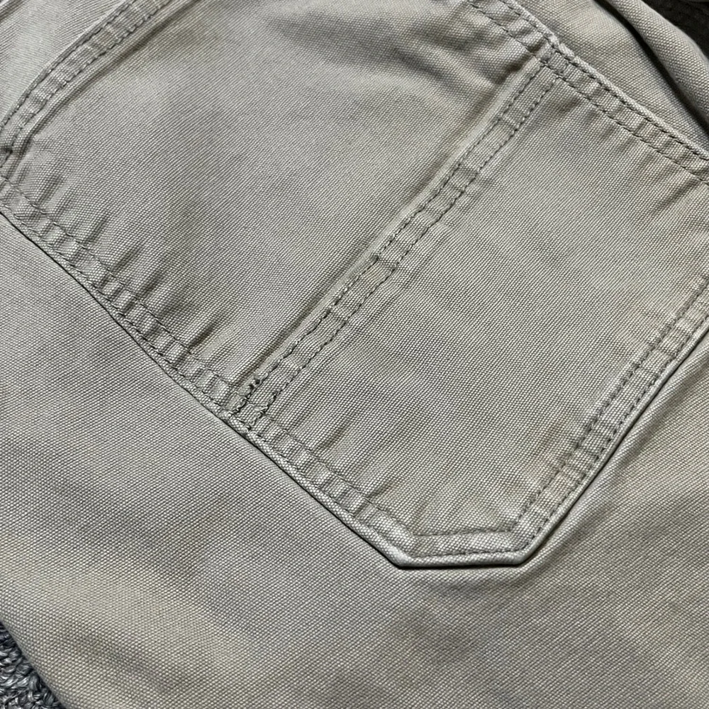 Ridgecut Toughwear Mens 34x32 Beige Canvas Carpenter Pants Utility Workwear - Picture 10 of 11